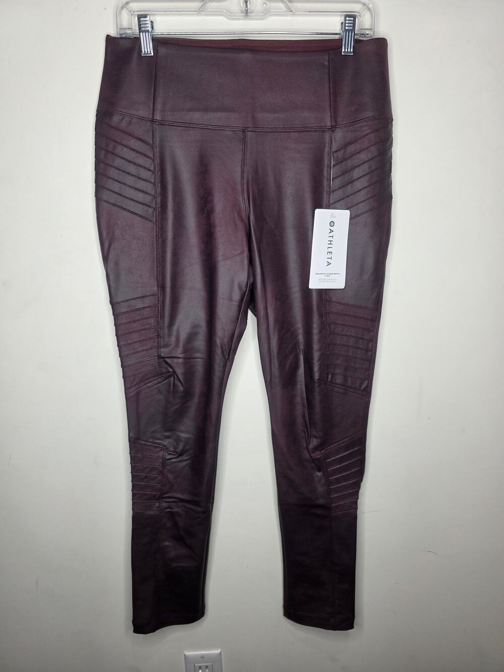 NWT Athleta Delancey Gleam Moto Tight leggings - decadent chocolate - 1X